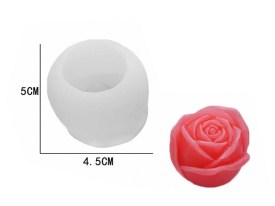 Molde silicona rosa cerrada